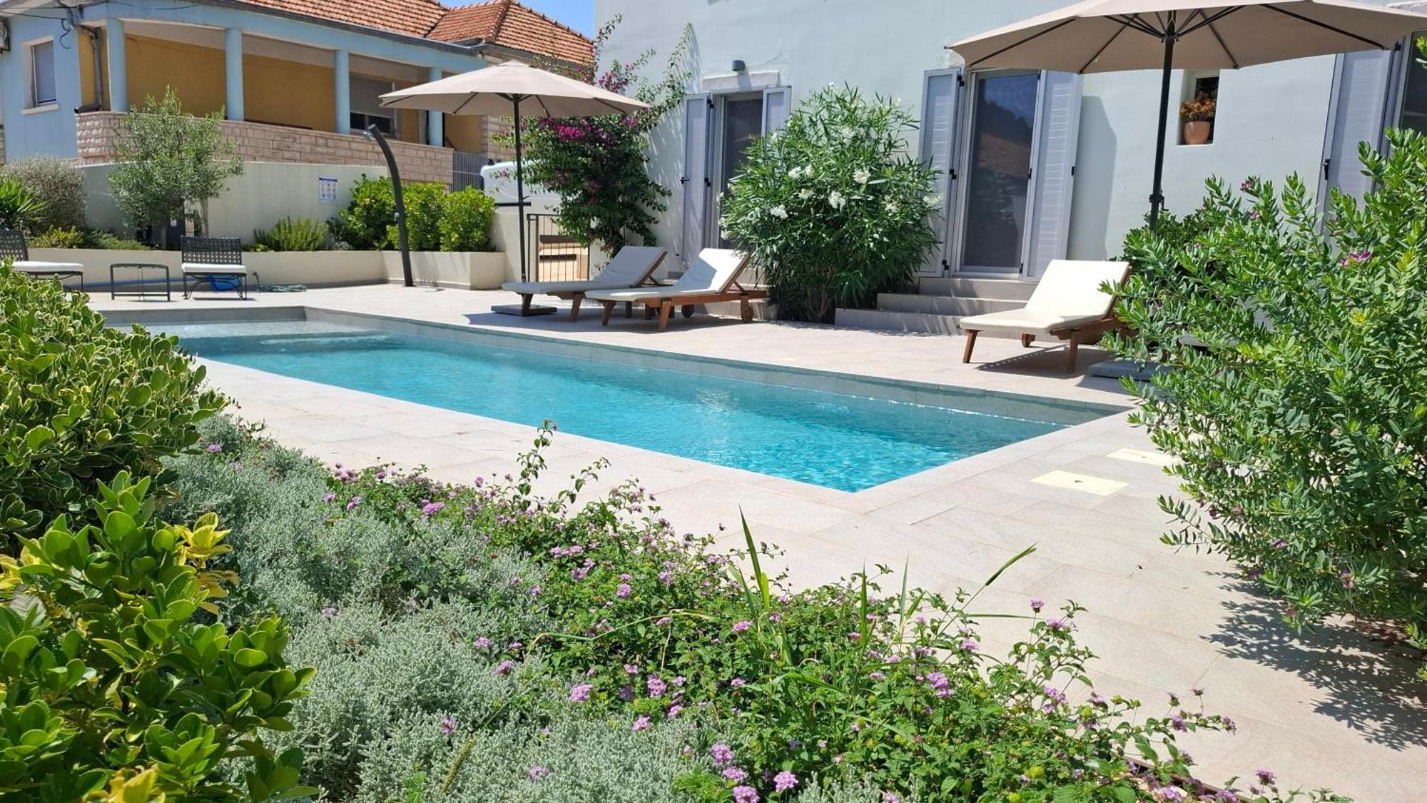 Villa Mira With A Heated Pool And A Sea View 보자바 외부 사진