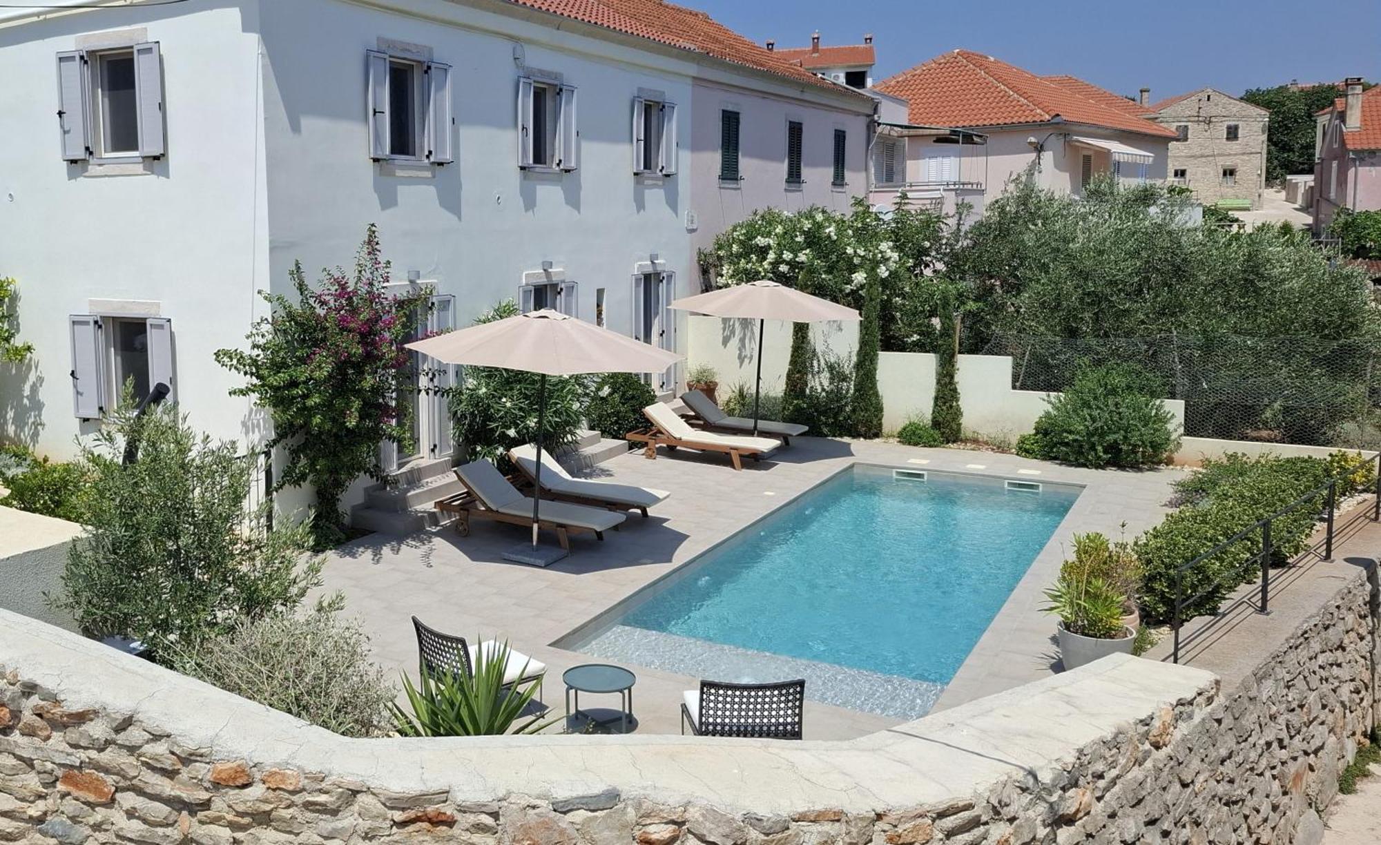 Villa Mira With A Heated Pool And A Sea View 보자바 외부 사진